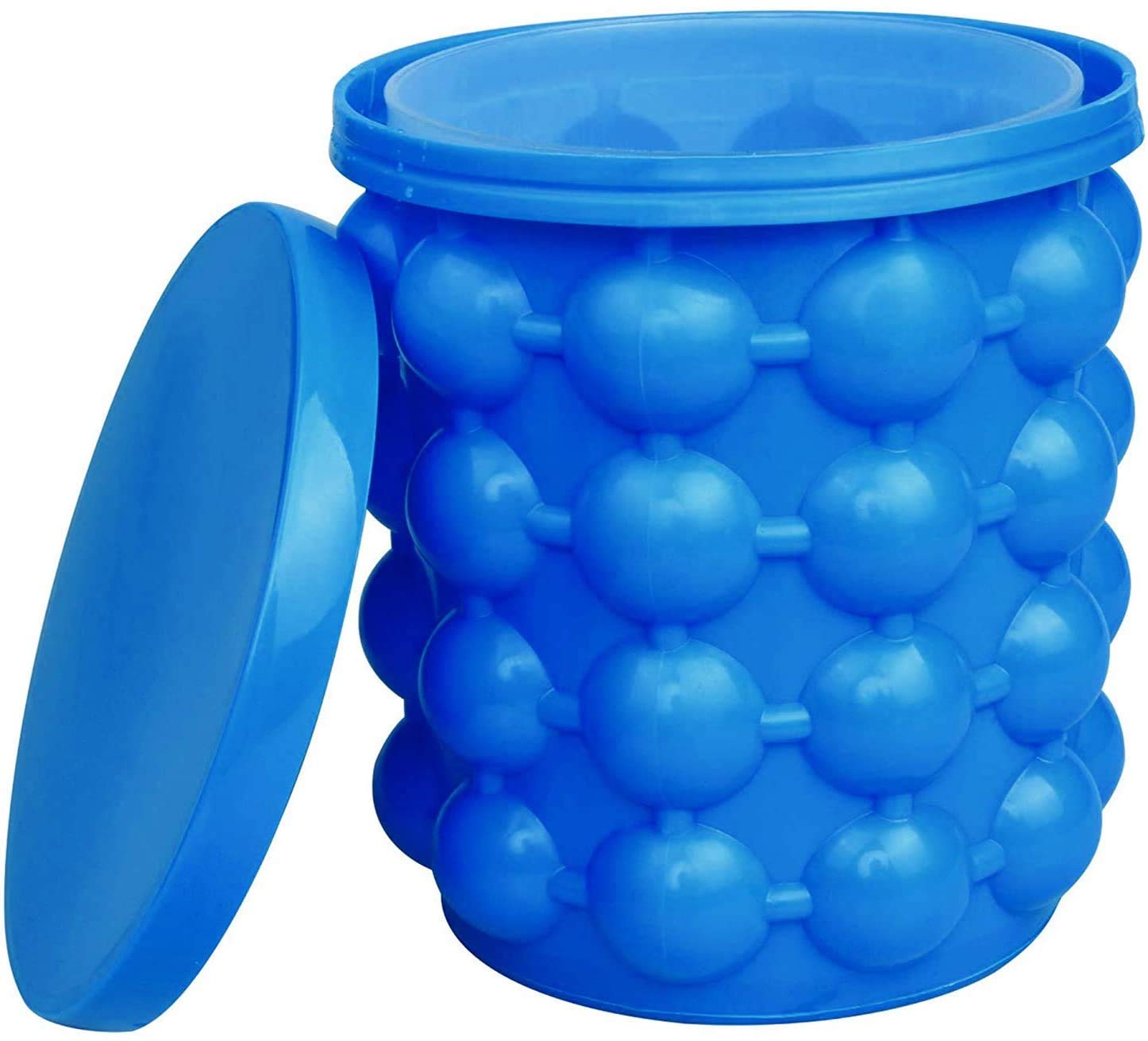 Buy Yamuna Mart Ice Cube Mold Ice Trays, Large Silicone Ice Bucket, (2