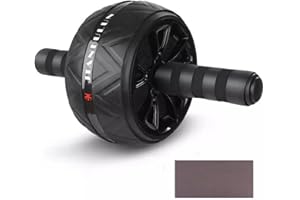 BOINESNAW Ab Roller Wheel and Knee Mat, Abs Workout Equipment for Abdominal & Core Strength Training, Home Gym Fitness Exercise Wheels for Women Men, Abdominal Wheel