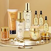 BEAUTYTURESS 9-Piece Skincare Set for Women - Hypoallergenic, Moisturize the Skin - Collagen & Hyaluronic Acid & Snail Mucin Infused - Ideal for All Skin Types Set