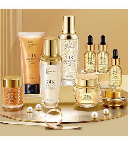 Amazon.com: SENANA 24K Gold Skin Care Set Moisturizes Shrinks Pore