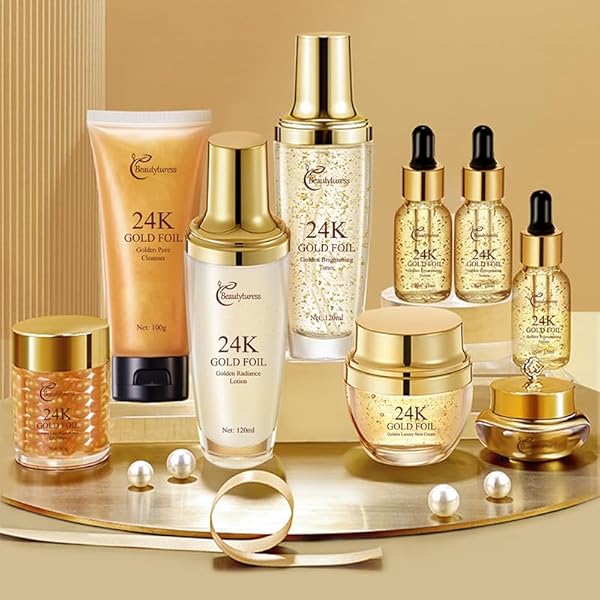 Amazon.com : 24K Gold Skin Care Set : Beauty & Personal Care