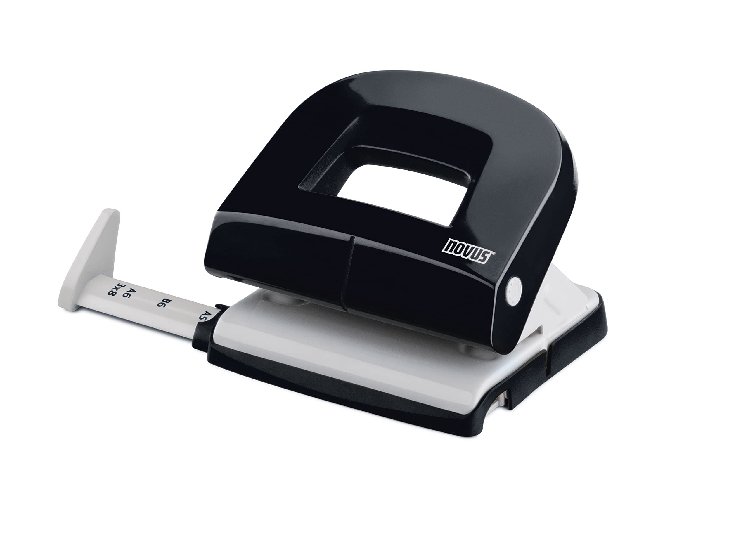 Novus E 216 16 Sheet Capacity Hole Punch - Black/ Grey