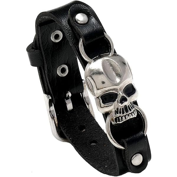 COOLSTEELANDBEYOND Circle Of Wolf Leather Bracelet - Black Braided Multi-Strand, Adjustable 6.7-9.8", Alloy