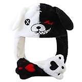 Loiahoer Anime Black White Bear Hat Moving