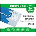 EIOTCLUB International Data SIM Card, 5G/4G Global Travel SIM Card for USA/Europe/200+ Countries, Prepaid Data SIM Card for Mobile Phone, Router, Hotspot (No Roaming Charges, No Contract)