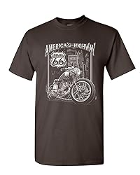 America's Highway T-Shirt Route 66 MC Motorcycle