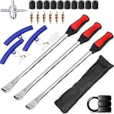 YINGJEE 14.5inch Tire Spoons Motorcycle, Dirt Bike Tire Spoon Set, Professional Tire Changing Spoons Lever Iron Tool Kit with