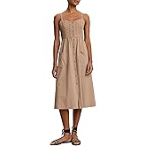 VELVET BY GRAHAM & SPENCER Women's Silvia Cotton Eyelet Dress, Nomad, Medium