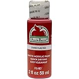 Apple Barrel Acrylic Paint in Assorted Colors (2 oz), 21469, Flag Red