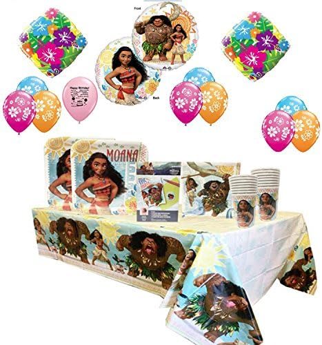 Disney Moana Birthday Party Supplies for 16 by Guaranteeing100percentnowTM