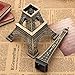 Waterwood Bronze Tone Paris Eiffel Tower Figurine Statue Vintage Model Decor Alloy 13cm