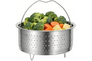 Steamer Basket for Cooking, Stainless Steel Vegetable Steamer Basket Insert for Pressure Cookers Pots Accessories (Outer Dia.