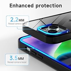 LoeoeL for iPhone 14 Case Clear, Transparent Hybrid