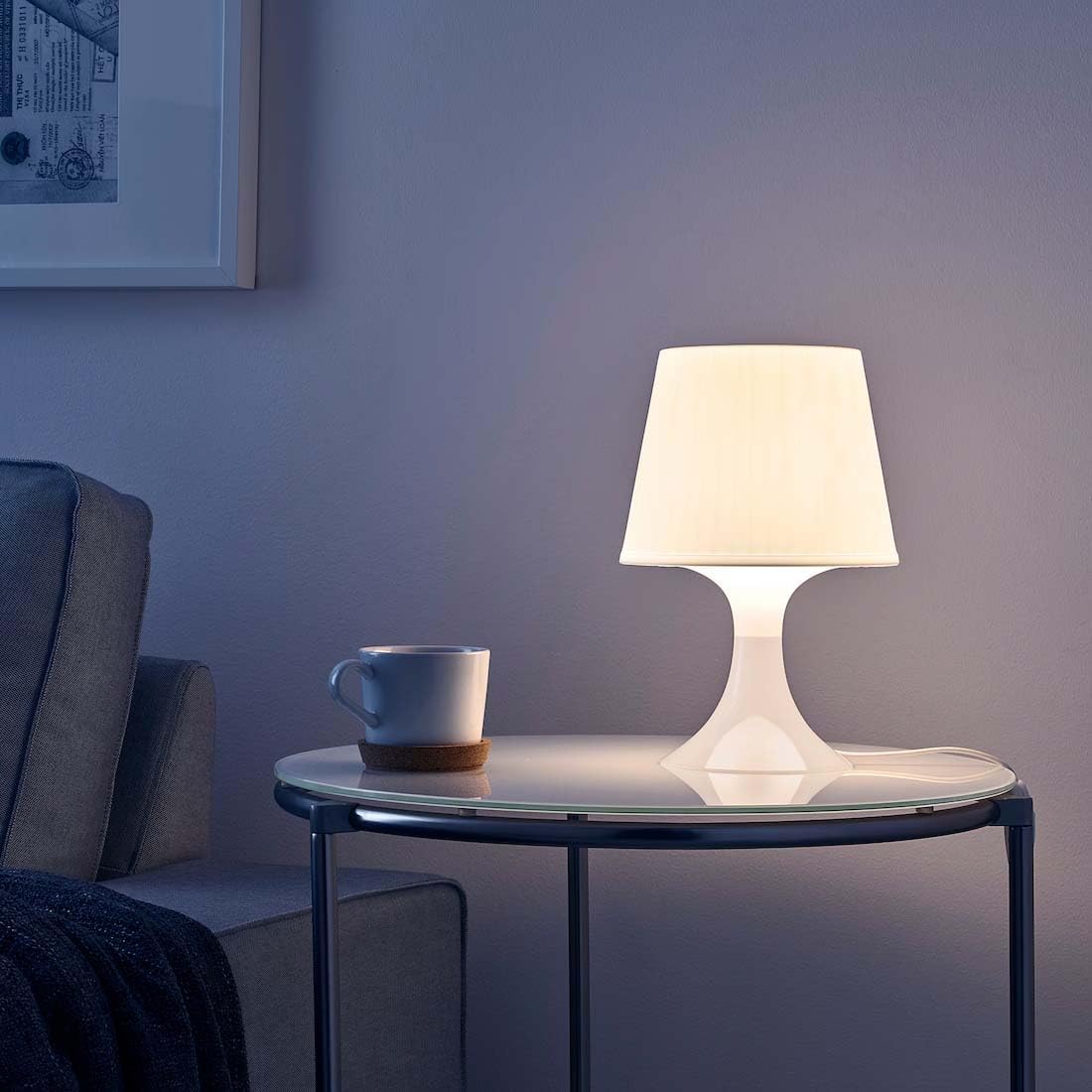 Ikea 200.554.21 Lampan Table Lamp, White by Ikea
