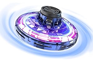 ATHLERIA Hand Operated Mini Drones for Kids,Easter Toys Gifts for Boys Girls Teens 8 9 10 11+ Year,Fidget Flying Spinner with Lights,Indoor Outdoor Fun Game,Cool Stuff Gadgets Christmas Birthday Gifts