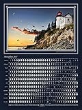 Lunar Calendar 2017, MoonShine, Seascape