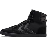 hummel Unisex Slimmer Stadil Tonal High Hi-Top Trainers, Black White