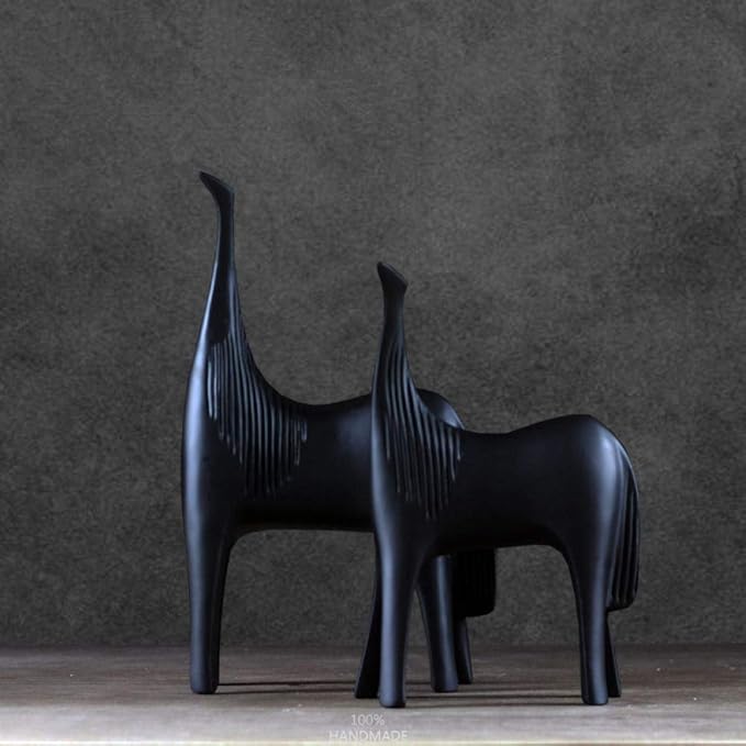 Decoración Moderna del Caballo Mueble de televisión Ventana de la