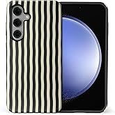 ilikediy for Samsung Galaxy S25 Case,HL2 Black Stripes Hybrid 2 Layer Hard Shell Silicone Protective Pattern Design Case