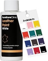 Furniture Clinic Leather Paint White 50ml Flexible for All Leathers view 1