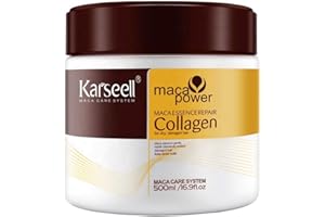 Hair Mask Karseell Deep Conditioner Argan Oil Collagen Treatment Natural Coconut Oil for Dry and Damaged Hair 16.9Oz 500ml