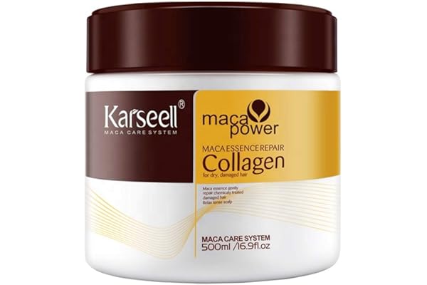 Karseell Collagen Hair Treatment Deep Repair Conditioning Argan Oil Collagen Hair Mask Essence for Dry Damaged Hair All Hair 
