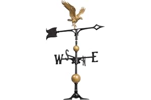 Whitehall Products Full-Bodied Eagle Weathervane, 30-Inch, Gold/Bronze