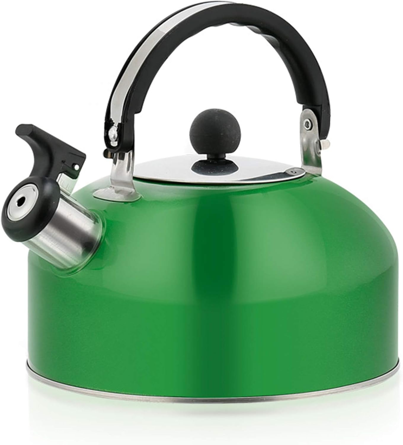 Amazon Nuyutr 笛吹き やかん ケトル 広口 Ih対応 大容量 ステンレス製 超軽量 コーヒーケトル ティーポット 薬缶 断熱ハンドル 安全性 調理道具 オール熱源対応 おしゃれ グリーン やかん ケトル オンライン通販