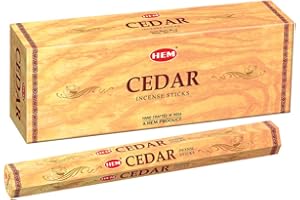Cedar - Box of Six 20 Gram Tubes - HEM Incense