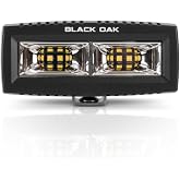 Black Oak Marine Spreader Light, Scene Beam | Waterproof IP69K Rating, 12 to 30 Volt, Saltwater Rated, For Boat Deck and Cockpit