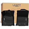 LASFIT Floor Mats for Toyota Tacoma 2016-2023 All Weather TPE Custom Floor Liner for Tacoma Car Mats Front 1 Row Mats, Black
