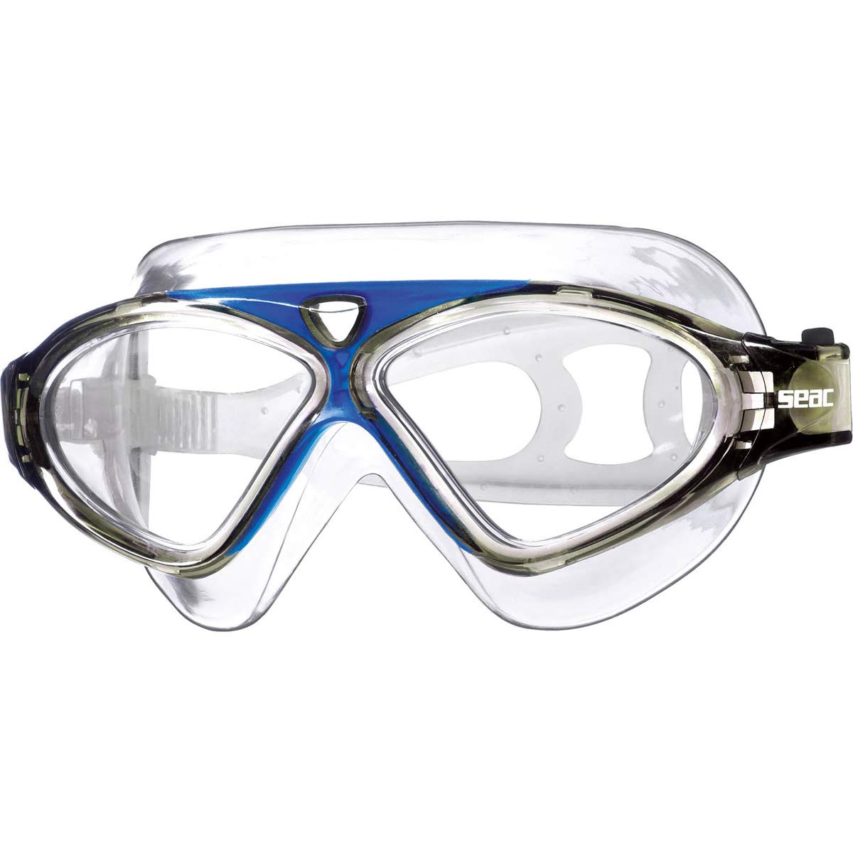 SEAC Vision HD, Unisex swimming goggles for pool and in sea, blue