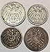 1 Kaiser Era German 4 Coin Set, Real Prussian Collectables Empire That Started World War 1 WW1. Pre Nazi, Comes With Certificate Of Authenticity. Circulated Graded by Seller