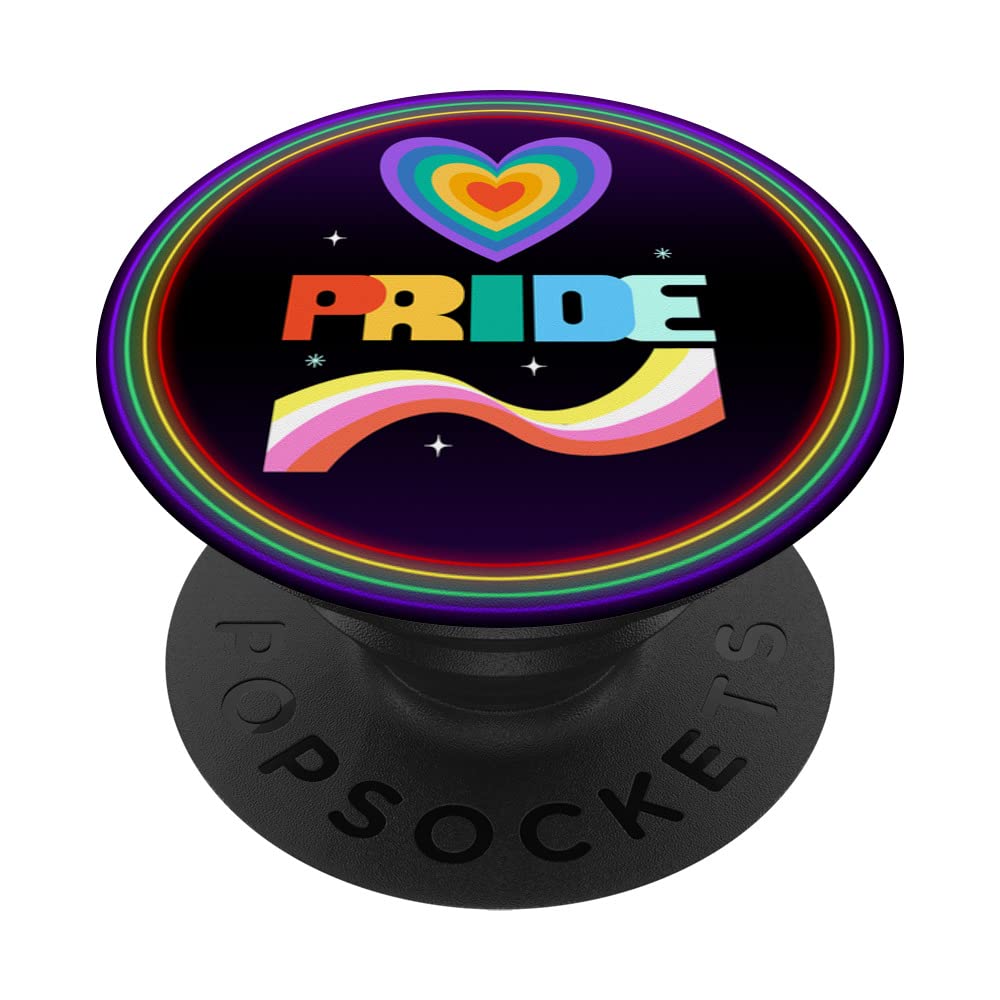 Pride Pop Socket LGBT Pride Rainbow Lesbian Gay Pride Ally PopSockets Swappable PopGrip