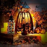 AerWo Black Spider Halloween Lace Lamp Shade Cover for Halloween Lamp Decorations, 18 X 60 inch