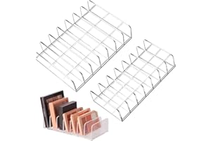2 Pack Acrylic Eye Shadow Palette Makeup Manager, 7-Slot Display Box, Cosmetics Display Storage Rack Suitable for Eye Shadow 