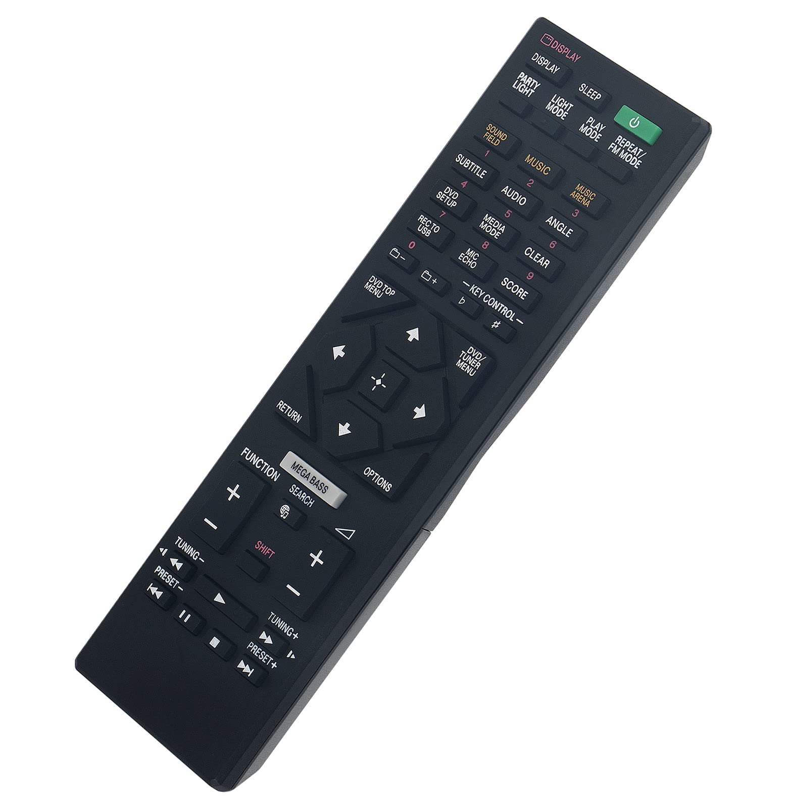 AULCMEET Replacement Remote Control Fit for Sony Home Audio System MHC-V77DW V77DW MHC-GT7DW SS-GT7DWB SA-WGT7DW RMT-AM211U