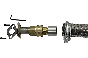 GenExhaust for Predator 5000 Generator 1-1/2" Quick Disconnect Steel tubing Exhaust Extension 5 Foot Length