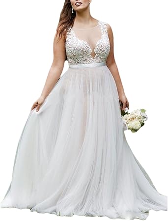 vestidos de novia en amazon