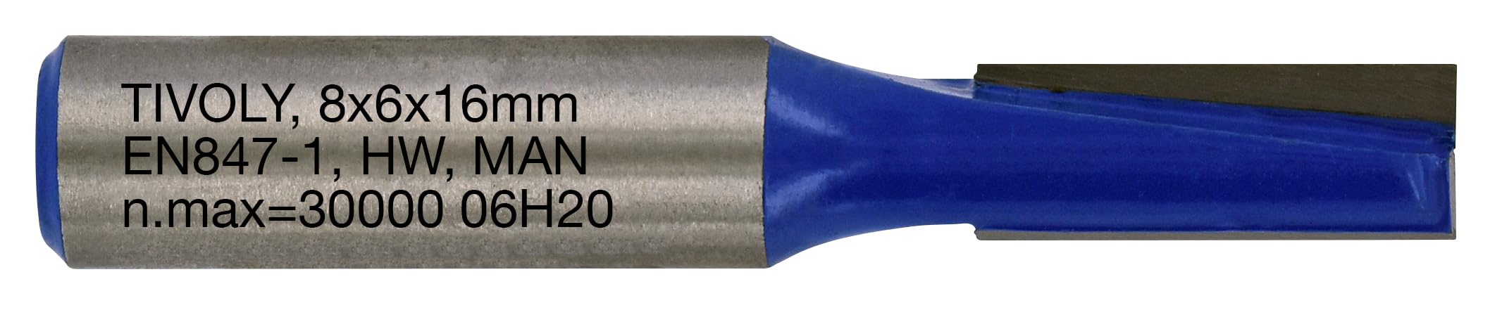 Tivoly XT60642067834 Straight Router Bits | 2 Diamond Cut Cutters Diameter 6 mm, Blue — image 1