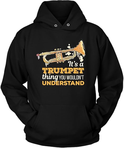 Trumpet Hoodie Trumpet Cotton Fleece Hoodie Great