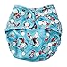 Bumkins Cloth Diaper Cover, Blue Cat