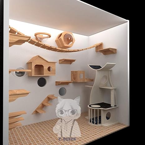 Cxjff Mur De Chat En Bois Massif Chat Escalade Cadre Sisal Colonne Chiffon Chat Escalade Cadre Saisissant Conseil Arbre Chat Chat Mur Escalade Cadre Amazon Fr Cuisine Maison