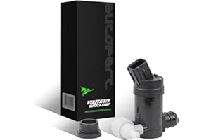 tostmolt 1pc New 12V Front/Rear Windshield Washer Fluid Pump Motor w/Rubber Grommet Replacement Kit Compatible With 16-20 Sorento 15-21 Sedona