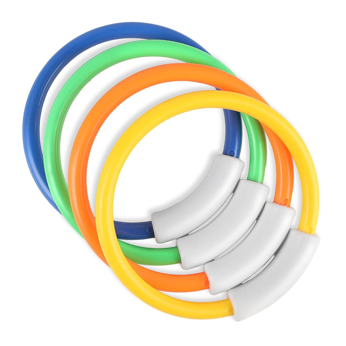 Ieron 4pcs Dive Stick Pool Dive Ring, Dive Ring Stick Torpedo Swimming Underwater Pool Training Game Gift For Boys And Girls