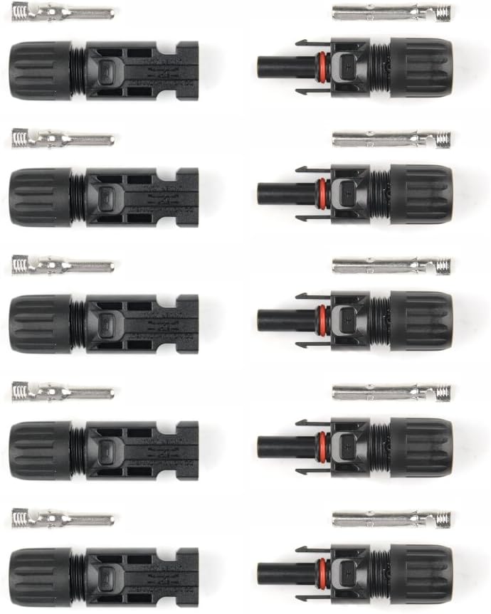 IWISS MC4 Connectors Male/Female Solar Panel Cable Connectors-5 pairs