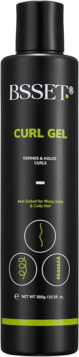 BSSET Curl Gel Defines & Holds Curls for Type 2-4 Hair view 1