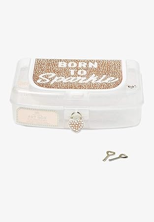 Justice Born to Sparkle, Caja de Arte con Cerradura: Amazon.es: Juguetes y juegos