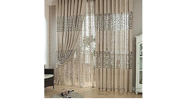 Curtain Ikea Grey Striped Pachira Drape Balcony Bedroom Living