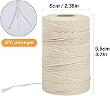 Tenn Well Butchers String 656 ft Cotton Kitchen Twine Food Safe Beige 1mm view 2